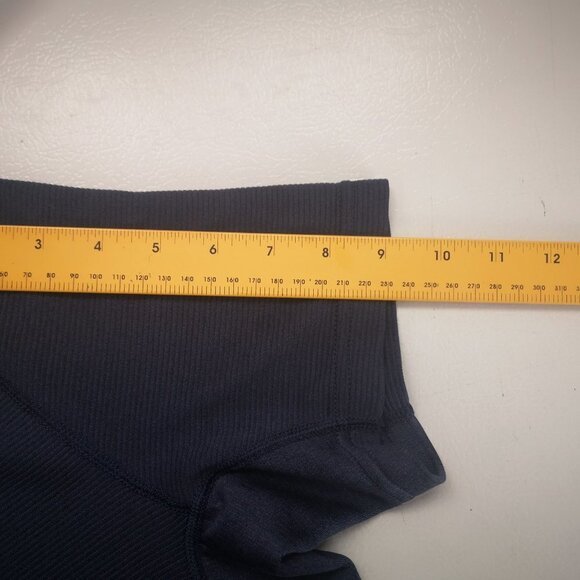 Carbon Men's Size Medium Loose Fit Navy Short Sleeve Athletic T-shirt - Picture 7 of 8